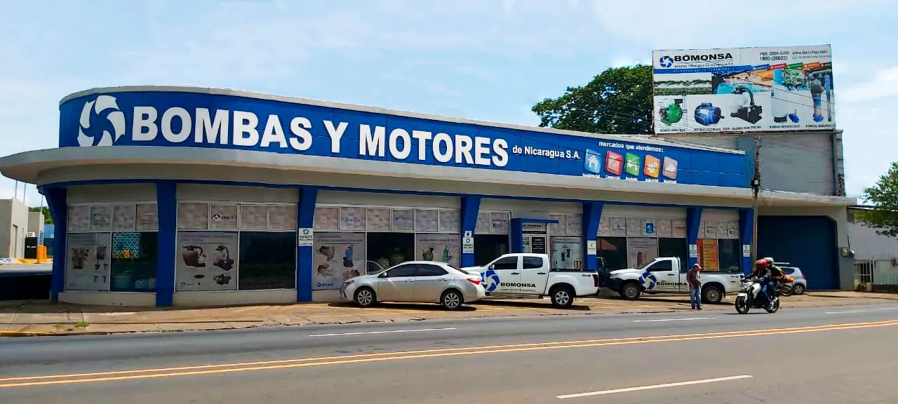 Fachada de BOMONSA en Km 3 Carretera Sur, Managua